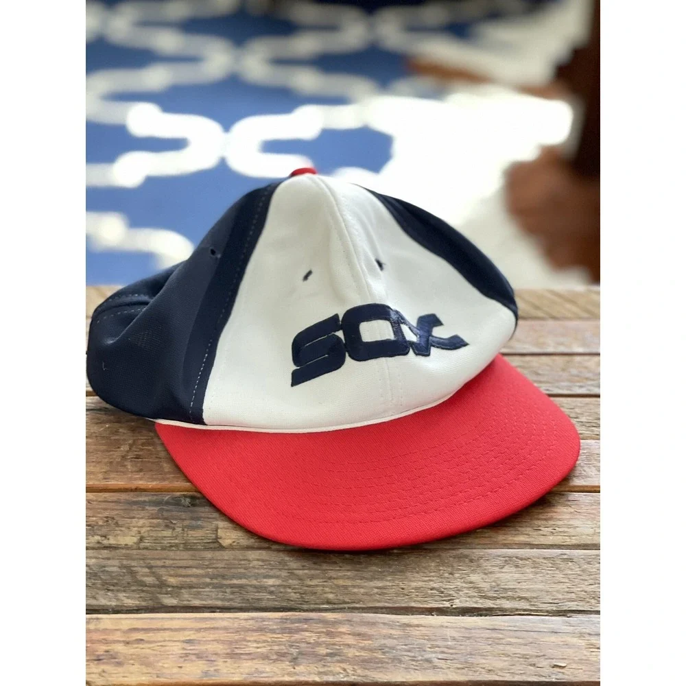 VTG Chicago White Sox Baseball Cap Hat Snap Back Trucker Winning Ugly‎ 1980s